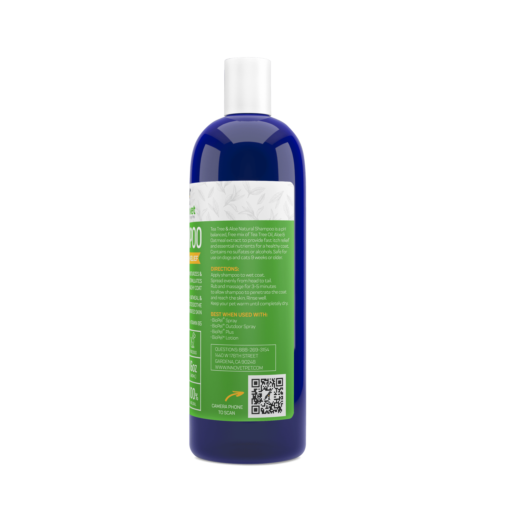 Shiny black anti-gray shampoo - Luliana Cosmetics
